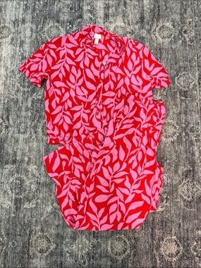 a new day Red & Pink Wide Leg Jumpsuit
